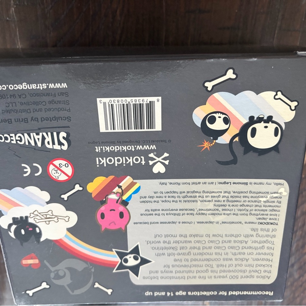 tokidoki 'Til Death Do Us Part adios and ciao ciao Black Vinyl Figure Set nib - Picture 6 of 7